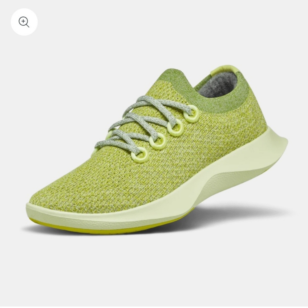 AllBirds Women's Tree Dashers - Kilimanjaro (Light Green Sole) - 8.5